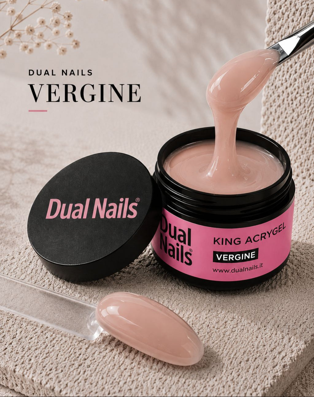 Image of King Acrygel Vergine Dual Nails - 50 g