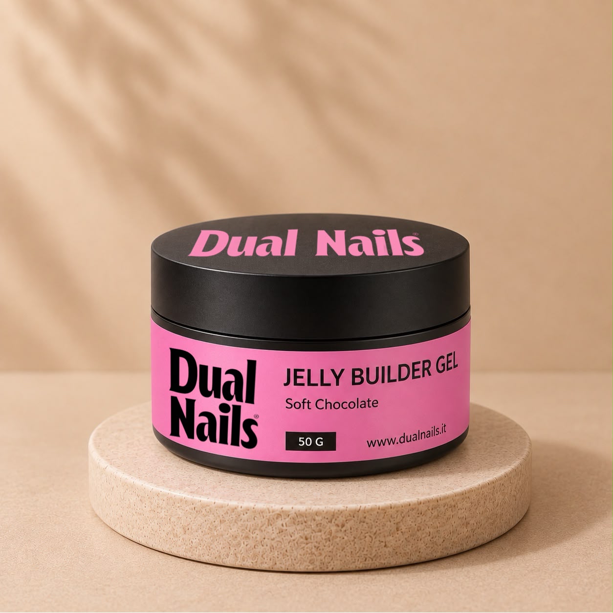 Image of Jelly Builder Gel Soft Chocolate Dual Nails – 50 g