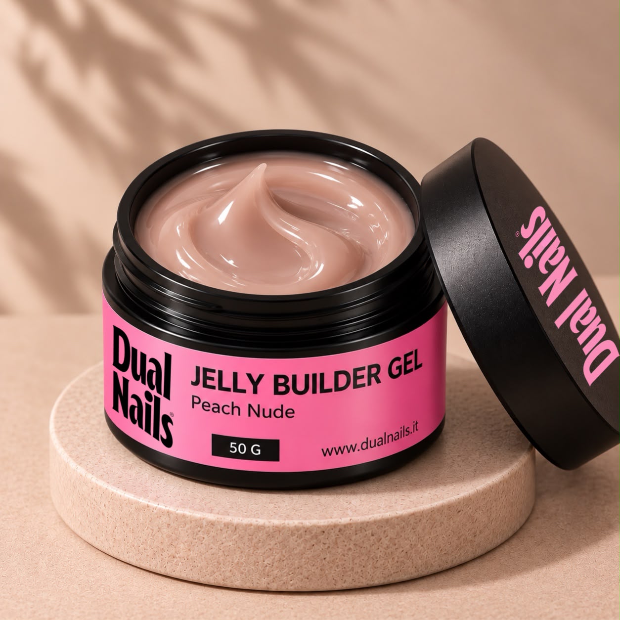Image of Jelly Builder Gel Peach Nude Dual Nails – 50 g