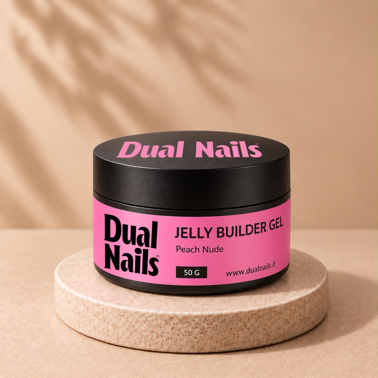 Image of Jelly Builder Gel Peach Nude Dual Nails – 50 g